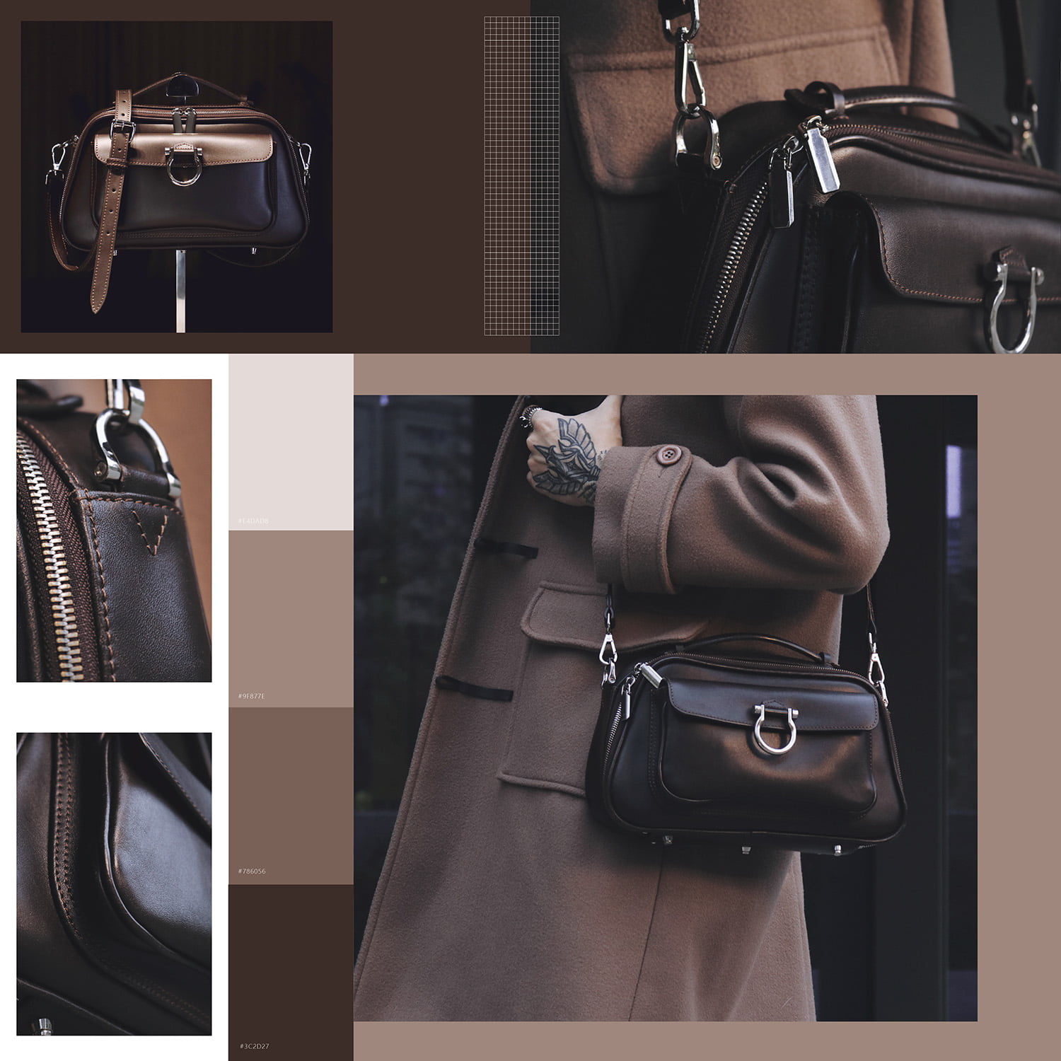 女爵手提包-吳軒手工皮包老師作品